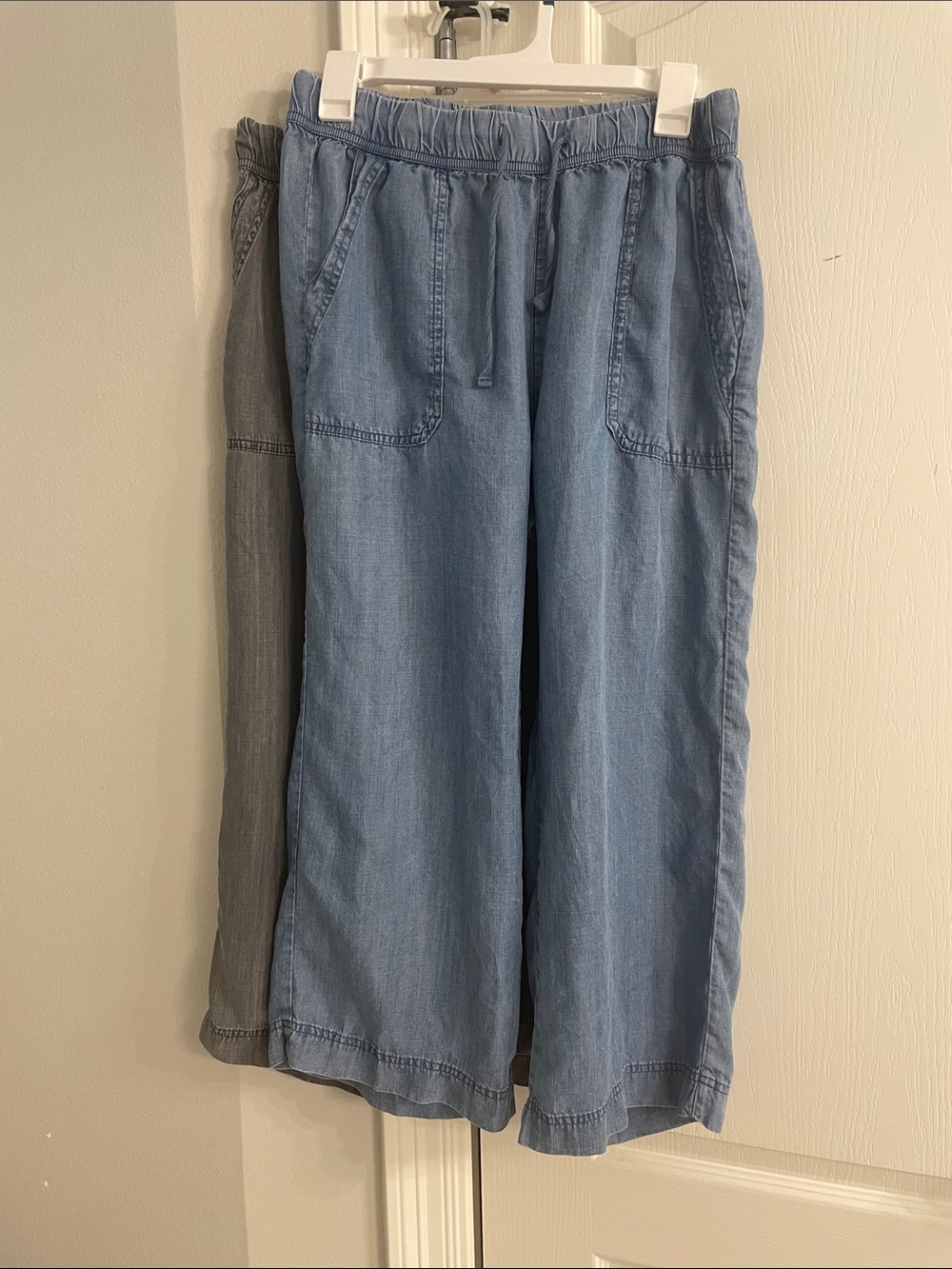 Splendid Bundle Pull-On Wide-Leg Cropped Pants